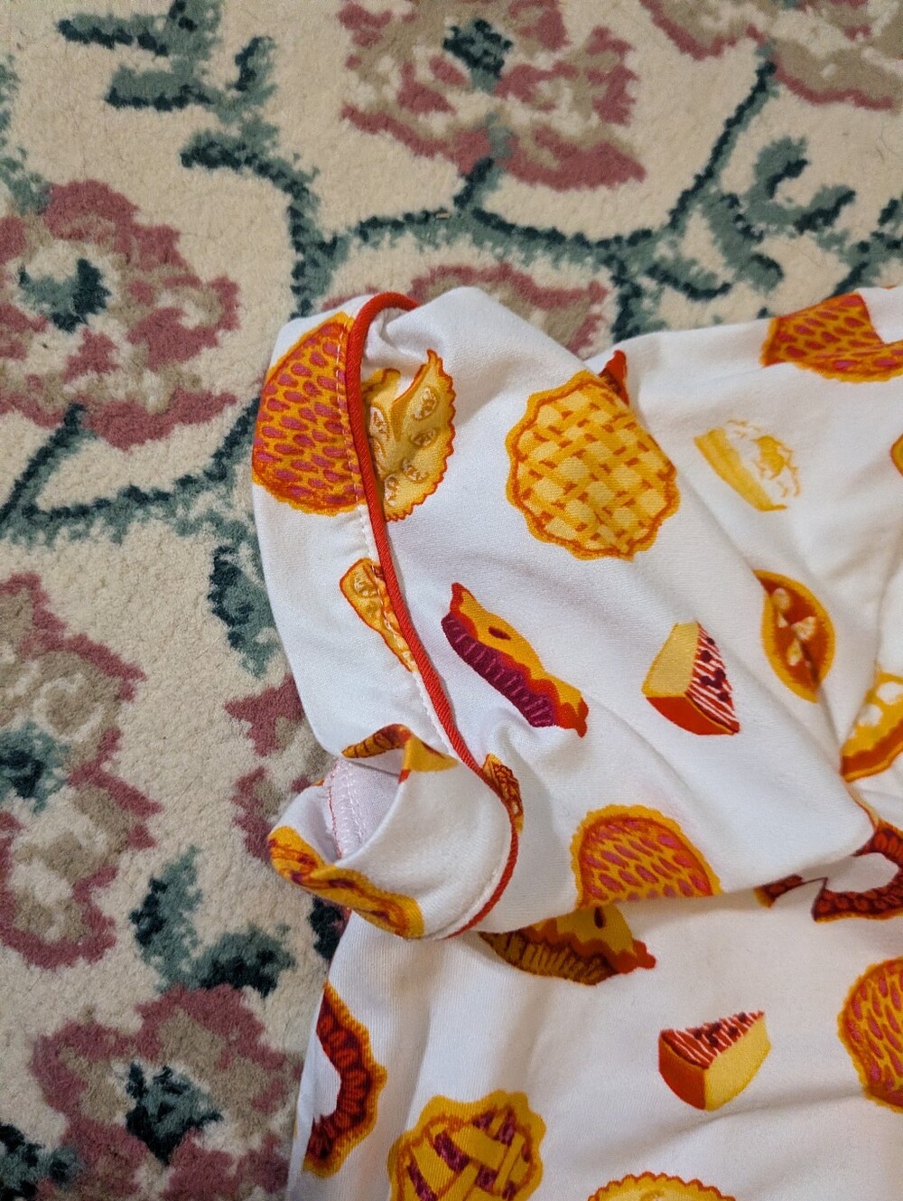 Women's Joyspun Dessert Pie Pajama Set Shorts 3XL - Picture 7 of 8